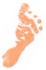 Footprint orange